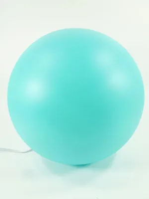 Produktbild von Tischleuchte Levina 30cm Türkis-blau Glas-Kugelleuchte Dekolampe
