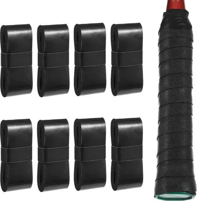 Produktbild von Tennisrackettape plus - Selbstklebend - 8 Stücke - Absorbierend und Antislip - Ideal für Tennis-, Badminton- und Golfclubs