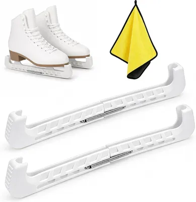 Productafbeelding van Schaatsbeschermers - Mesbeschermers voor kunstschaatsen en ijshockeyschaatsen - ABS - Verstelbaar