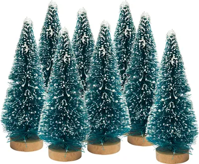 Produktbild von VBS Miniatur-Tannenbaum 7 cm, 8 Stück