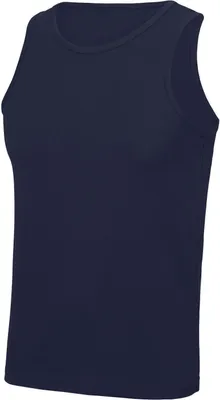 Produktbild von Just Cool JC007 | Cool Vest Tank Top Sport T-Shirt - WRAP zert. Herstellung - Farbe: French Navy - Größe: L