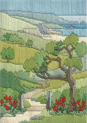 Produktbild von Bothy Threads Langstich-Set "Jahreszeiten - Sommerspaziergang", 24x17cm, DW14MLS22, Zählmuster