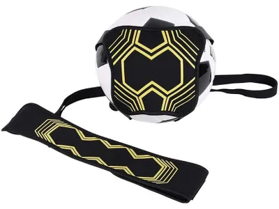 Produktbild von Fußball-Kick-Trainer Mit Verstellbarem Hüftgurt, 1 Stück, Elastisches Trainingsband Bis 5,5 Meter, Für Kinder Und Erwachsene