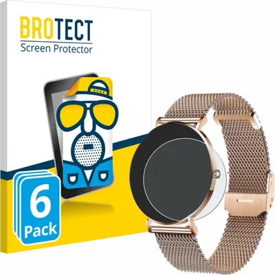 Produktbild von 6x BROTECT Schutzfolie für Xcoast X-Watch Siona 2 Displayschutz Displayschutzfolie Folie Matt Entspiegelungsfolie