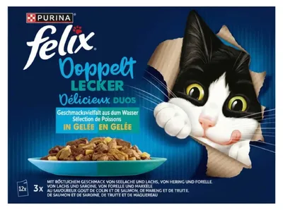 Produktbild von felix So GUT wie Es AUSSIEHT Doppelt Lecker Fisch (12 x 85 g)