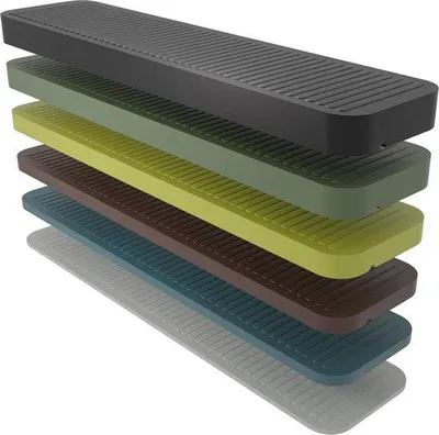 Produktbild von 600 Kunststoff-Absolut-Platten 100 mm x 24 mm - Gemaßte Platten aus Deutschland