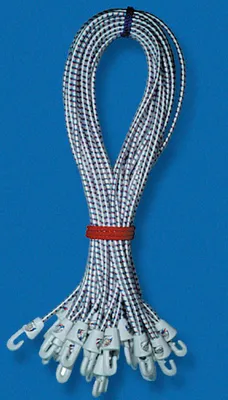 Produktbild von Segeleinbinder, Schlaufe mit 1 Nylonhaken, Seilflechter, 4mm, 30cm