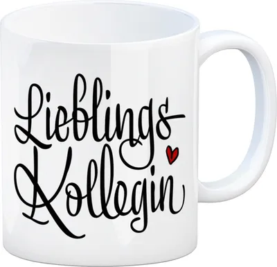 Produktbild von Kaffeebecher mit Spruch: Lieblingskollegin Kaffeetasse Tasse