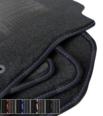 Imagen del producto de Alfombrillas para coche premium de velour, compatibles con Audi A4 B6 Cabrio de 2002 a 2006