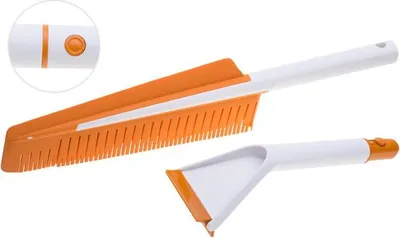 Zdjęcie produktu dla Fiskars SnowXpert Eiskratzer & Schneebürste, 95 mm, 670 mm, 92 mm, 221 g, Szkło, Metal