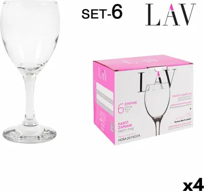 Obrázek produktu pro Sada sklenic na víno lav white 200 ml 6 kusů (4 ks)