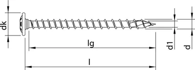 Produktbild von -TOPIX-plus 6,0x70 Var.Vollgew. T-30 Tellerk. blank, gleitbeschichtet, 61815