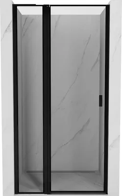 Immagine prodotto di Mexen Mist L porta doccia a battente sinistra 110 cm, cornice nera, nero - 8A4L-110-000-70-70-L