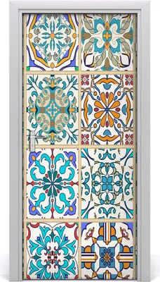 Produktbild von Tulup Türaufkleber 95x205 cm Dekorative Aufkleber Selbstklebend Wasserdichte Tapete Abnehmbar Schlafzimmer Wohnzimmer Wohnkultur - Fliese