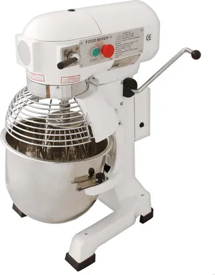 Obrázek produktu pro KuKoo Gastro 20 l planetární mixér, spirálový mixér, hnětač těsta, hnětač, míchací zařízení, kuchyňský robot, mixér, hnětací nástavce, stěrka na těsto, 1,1 kW, 76,2 cm (v) x 51,3 cm (d) x 40,5 cm (š), 3 rychlosti