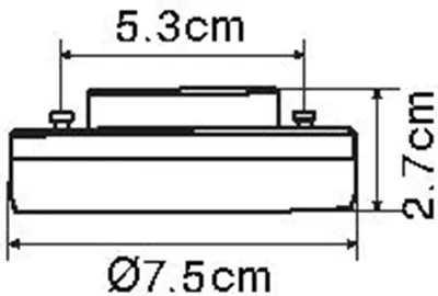 Immagine prodotto di GX53 LED - 7,5 Watt, 550 lumen, 3000 Kelvin bianco caldo