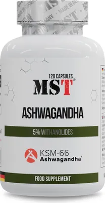 Zdjęcie produktu dla MST - Ashwagandha KSM 66® - 120 kapsułek