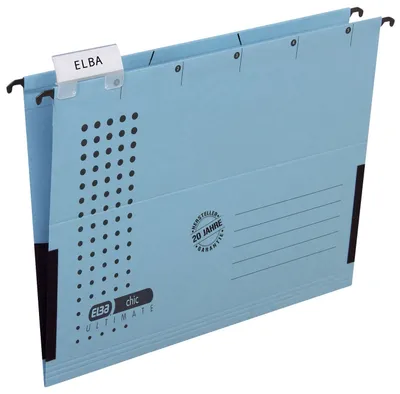 Produktbild von ELBA Hängetasche chic ULTIMATE, DIN A4, blau