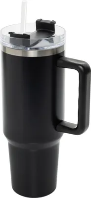 Produktbild von XD Collection - Trinkbecher "Peakflow", Recycelter Edelstahl, 1200ml XD642 (Einheitsgröße) (Schwarz)