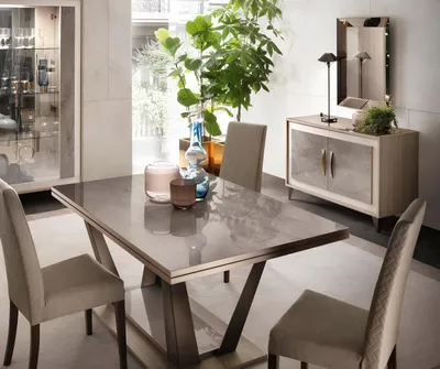Produktbild von Esstisch Tisch Esszimmer Wohnzimmer Garnitur Holz Design Italienische Möbel Neu