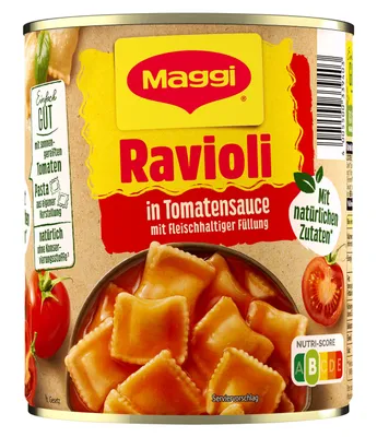 Produktbild von Maggi Ravioli in Tomatensoße