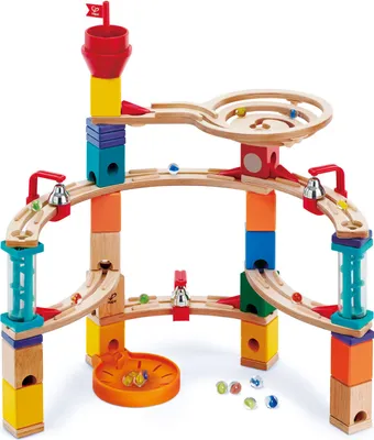 Obrázek produktu pro Hape - Quadrilla Marble Run Construction Castle Escape - HAPE - (Spielwaren / Wooden)