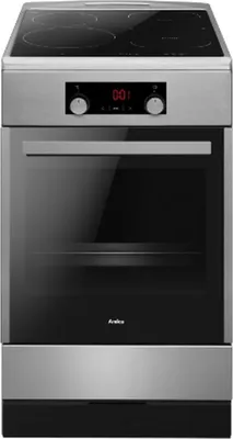 Produktbild von Amica - SHI 905 150 E - Kuchenka stojąca - Indukcja - Stal nierdzewna - 50 cm