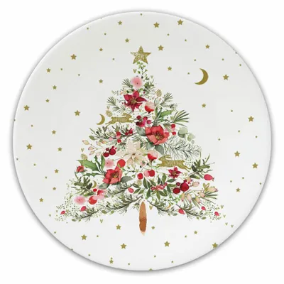 Obrázok produktu pre PPD, krásny vianočný tanier, taniere na jedlo, raňajkové taniere, dezertné taniere, kostná čína, priemer 15,5 cm, kód produktu: 365303128