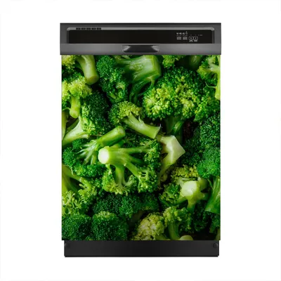 Produktbild von Magnete Dekorative 60x70 cm Küche Magnetmatte Spülmaschine - grün Brokkoli Gemüse