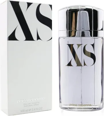 Imagen del producto de Rabanne XS 100ml, para hombre, 100 ml, envase no recargable, bergamota, menta, menta silvestre, bergamota, cilantro, geranio