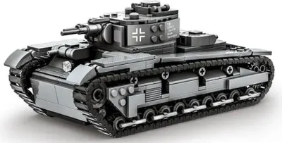 Produktbild von Wange 4515 – NBFZ Schwerer Panzer, 673 Teile | Historischer Militärbausatz