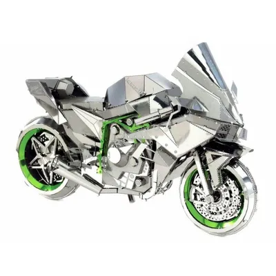Obrázok produktu pre Metal Earth Iconx Kawasaki Ninja Green Metallbausatz