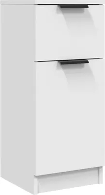 Zdjęcie produktu dla vidaXL Kredens biały 30x30x70 cm Materiał drewnopochodny