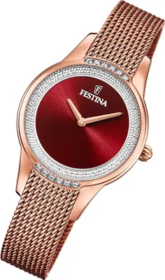 Produktbild von Festina Armbanduhr Damen F20496/1 Edelstahl Uhr rosa Mademoiselle UF20496/1