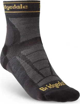 Produktbild von Bridgedale Trail Run UltraLight T2 Merino Sport 3/4 Crew Farbe: schwarz / Bekleidung Größe: L