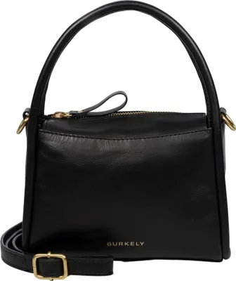 Produktbild von BURKELY Leder Tasche mit geräumigem Hauptfach und mehreren Reißverschlussfächern