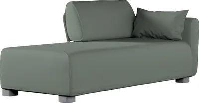 Produktbild von Dekoria Bezug für Mysinge Recamiere Sofa, grün, Sofahusse, Mysinge Recamiere