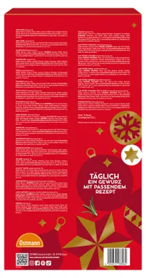 Produktbild von Ostmann Adventskalender 2026 Limitiert mit Gewürzen und Rezeptideen