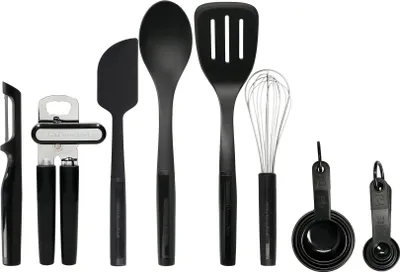 Obrázek produktu pro KitchenAid Sada nádobí 15 kusů, které lze mýt v myčce na nádobí - černá barva