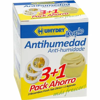 Image de Humydry Duplo 3 tablettes parfumées + déshumidificateur - Parfum citron