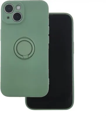 Immagine prodotto di Custodia Finger Grip con protezione per fotocamera ad anello compatibile con iPhone 16 Pro Max Verde