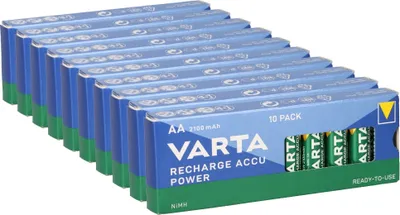 Produktbild von 100x Varta Ready2Use AA Mignon Akku Ni-MH 1,2V 2100mAh