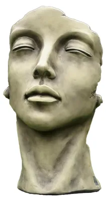 Produktbild von Vidroflor Kunststein Gesicht "FRAU", Groß