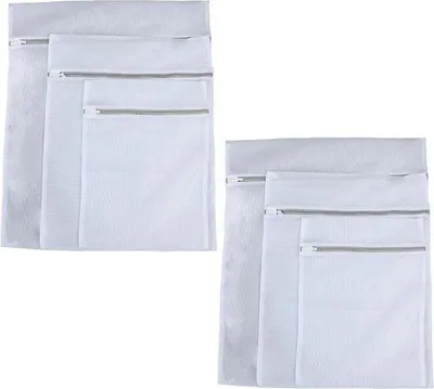 Produktbild von Famanu Wäschenetz Set - 6 Stück, 3 Größen, schützt vor Verformung und Falten