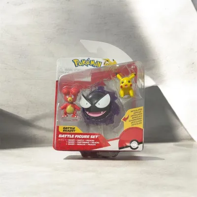 Immagine prodotto di Pokémon Primo Partner Battle Figure Set 3er-Pack Magby, Pikachu & Nebulak