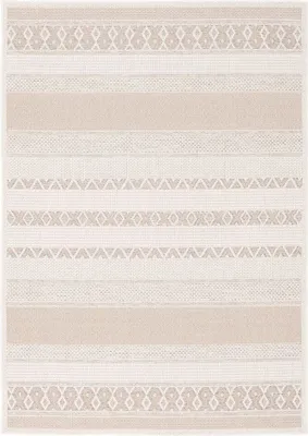 Produktbild von In & Outdoor Modern Flachgewebe Teppich Ottawa, Größe:120x170 cm, Design:Beige Stripes