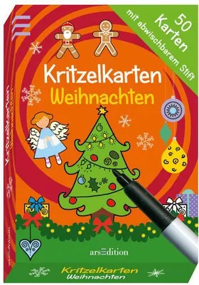 Produktbild von Kritzelkarten Weihnachten (50 Karten)