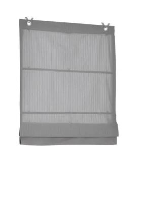 Produktbild von Raffrollo Ösenrollo Verlock gestreift Blickdicht grau Breite 45 x Höhe 140 cm