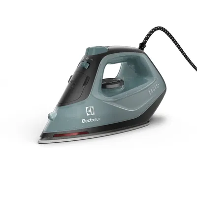 A product shot of an Electrolux iron on a white background.