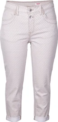 Produktbild von Stooker Women LIMA Damen 7/8-Jeans Boyfriend Fit 48 nature minimal aop